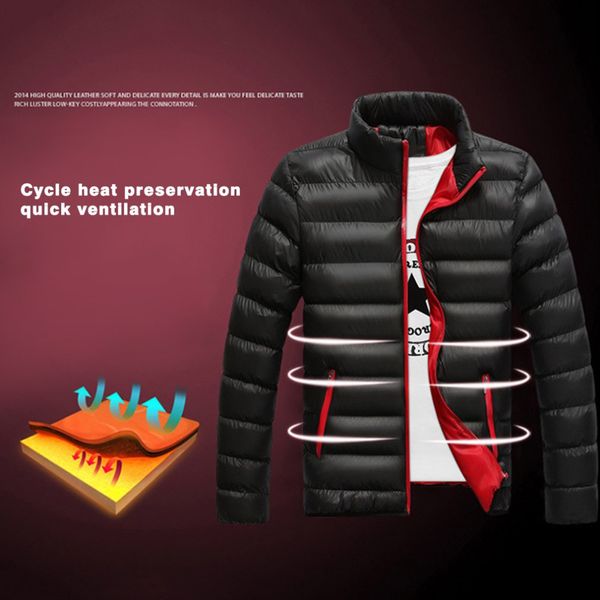 winter men cotton jacket thickened parkas slim-cut warm padded overcoats stand collar male wind breaker outwear male cloth m-4l, Black
winter men cotton jacket thickened parkas slim-cut warm padded overcoats stand collar male wind breaker outwear male cloth m-4l, Black