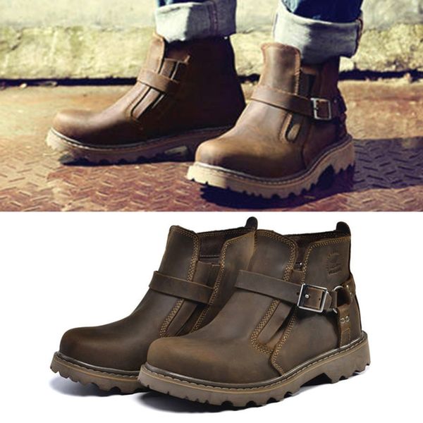 warm winter short boots men's leather waterproof overalls waterproof leisure laces autumn winter leisure cowboy boots no# 281646, Black
warm winter short boots men's leather waterproof overalls waterproof leisure laces autumn winter leisure cowboy boots no# 281646, Black