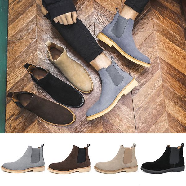 new chelsea boots man ankle boots fashion plus velvet high-boots outdoor walking shoe wear resistant casual shoes boy, Black
new chelsea boots man ankle boots fashion plus velvet high-boots outdoor walking shoe wear resistant casual shoes boy, Black