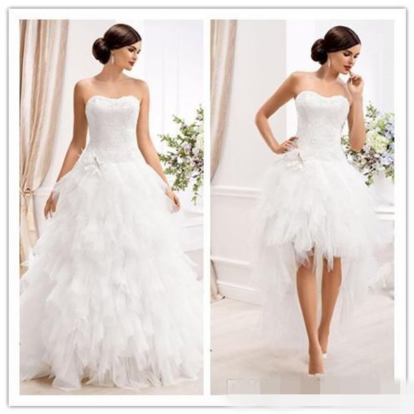 elegant sweetheart ball gown wedding dresses with detachable skirt 2 in 1 tulle plus size tier train country garden bridal wedding gowns, White
elegant sweetheart ball gown wedding dresses with detachable skirt 2 in 1 tulle plus size tier train country garden bridal wedding gowns, White