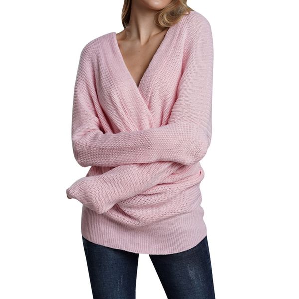 heflashor 2018 autmn v neck solid long sweaters women long sleeve knit pullovers winter knitted sweater, White;black
heflashor 2018 autmn v neck solid long sweaters women long sleeve knit pullovers winter knitted sweater, White;black