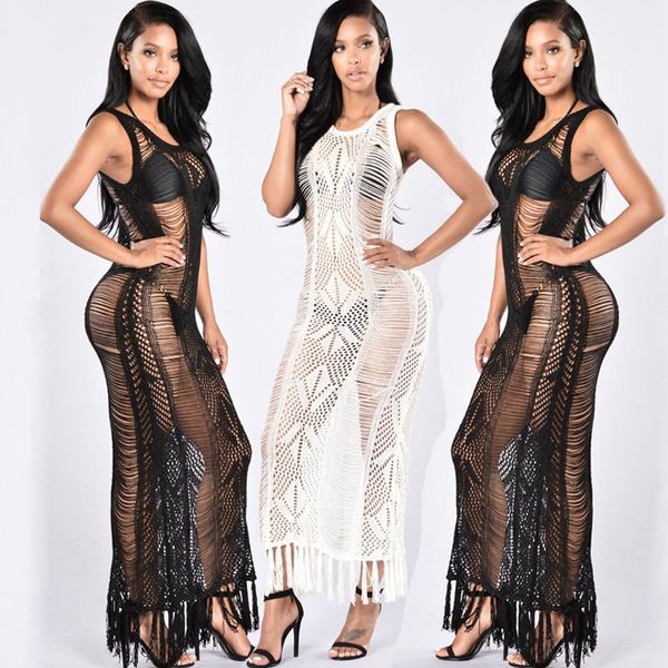 2020 new tassel crochet beach cover up swim dress women bikini cover ups hollow out long swimwear women cover-up bikini
2020 new tassel crochet beach cover up swim dress women bikini cover ups hollow out long swimwear women cover-up bikini