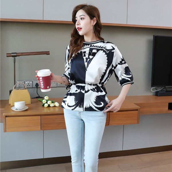 2020 t- young colorful women's fashion short-sleeved mulberry t-shirt and silk silk characteristic shirt 1901, White
2020 t- young colorful women's fashion short-sleeved mulberry t-shirt and silk silk characteristic shirt 1901, White