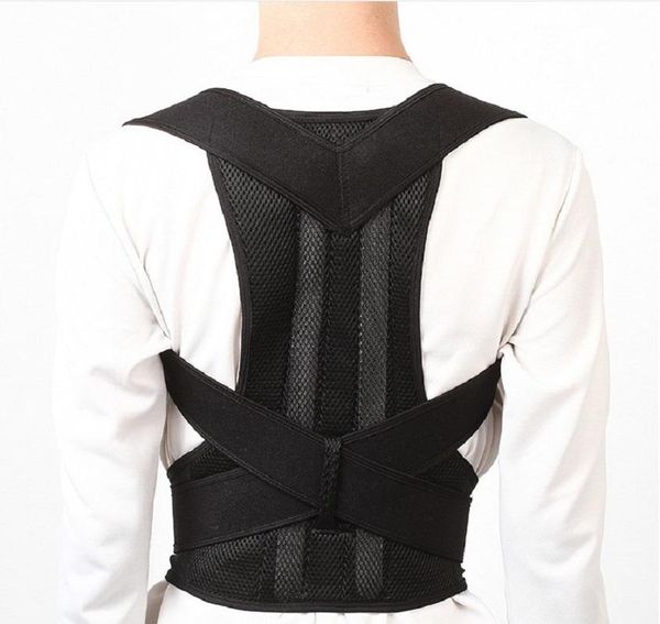 adjustable back posture corrector clavicle spine back shoulder lumbar brace support belt posture correction prevents slouching, Black;gray
adjustable back posture corrector clavicle spine back shoulder lumbar brace support belt posture correction prevents slouching, Black;gray
