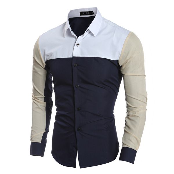 мужской осень рубашка caaual панелей отворот шея mens tops мужской мода одежда, White;black
мужской осень рубашка caaual панелей отворот шея mens tops мужской мода одежда, White;black