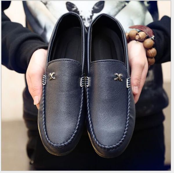 2019 spring and autumn new peas shoes men's casual shoes lazy men's breathable, Black
2019 spring and autumn new peas shoes men's casual shoes lazy men's breathable, Black