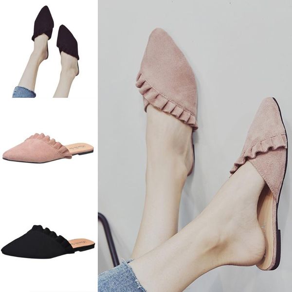 women's pointed toe sinlge shoes fashion lazy sandals casual ladies slippers aqua shoes summer women breathable beach, Black
women's pointed toe sinlge shoes fashion lazy sandals casual ladies slippers aqua shoes summer women breathable beach, Black
