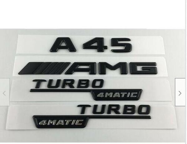 Черного A45 AMG 4MATIC TURBO Магистральной Fender Буква Знаки Эмблема для Mercedes Benz
Черного A45 AMG 4MATIC TURBO Магистральной Fender Буква Знаки Эмблема для Mercedes Benz
