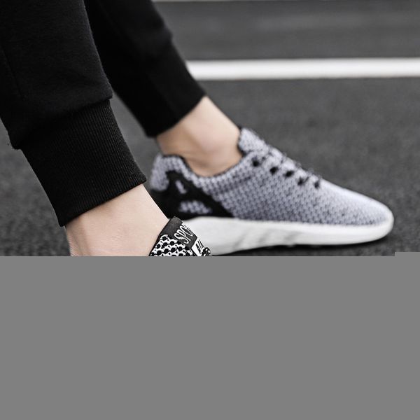 2019 spring and summer new breathable mesh men shoes trend wild casual shoes flying woven sports shoes, Black
2019 spring and summer new breathable mesh men shoes trend wild casual shoes flying woven sports shoes, Black