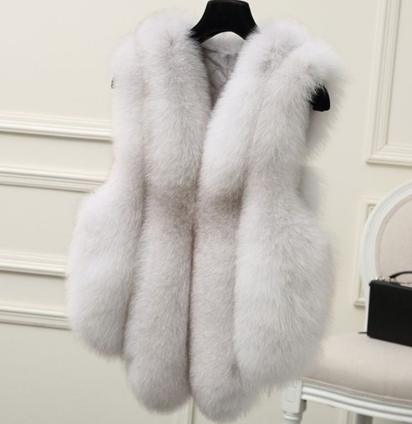 winter women faux fur vest solid color sleeveless coat vertical stripe short female winter artificial fox fur vest, Black
winter women faux fur vest solid color sleeveless coat vertical stripe short female winter artificial fox fur vest, Black