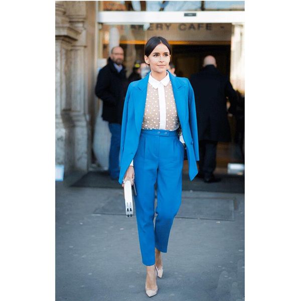 ladies suit blue lapel double breasted ladies business casual suit 2 pieces + pants custom size and color, White;black
ladies suit blue lapel double breasted ladies business casual suit 2 pieces + pants custom size and color, White;black