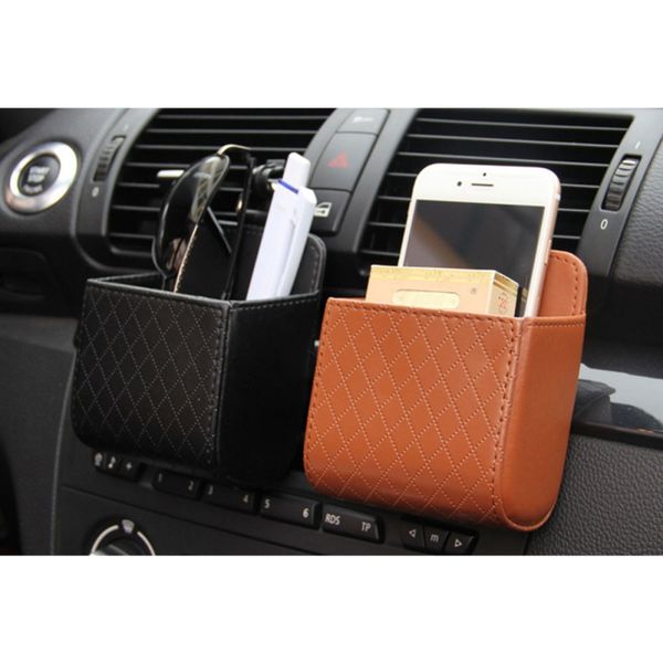 auto vent outlet trash box pu leather handle car mobile phone holder storage bag organizer automobile hanging box car styling
auto vent outlet trash box pu leather handle car mobile phone holder storage bag organizer automobile hanging box car styling