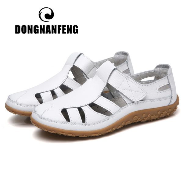 female ladies dongnanfeng mother women genuine leather shoes sandals gladiator summer beach cool hollow soft hook loop llx-9568, Black
female ladies dongnanfeng mother women genuine leather shoes sandals gladiator summer beach cool hollow soft hook loop llx-9568, Black