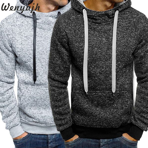 wenyujh new brand men's sweatshirt hoodies autumn winter warm solid casual pullover hoodie men's hip hop coat tracksuits, Black
wenyujh new brand men's sweatshirt hoodies autumn winter warm solid casual pullover hoodie men's hip hop coat tracksuits, Black