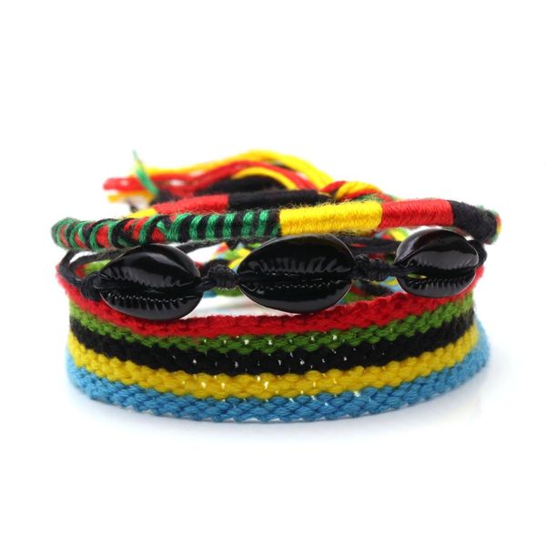 boho stack 3pc set painted cowrie seashells woven friendship bracelet women men black yellow green red blue string craft jewelry, Golden;silver
boho stack 3pc set painted cowrie seashells woven friendship bracelet women men black yellow green red blue string craft jewelry, Golden;silver