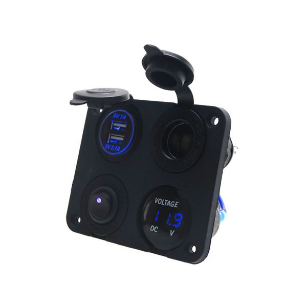 universal auto car yacht 4-hole panel dual usb charger cigarette lighter voltmeter switch pc+abs 104*87*35mm cigarette lighter
universal auto car yacht 4-hole panel dual usb charger cigarette lighter voltmeter switch pc+abs 104*87*35mm cigarette lighter