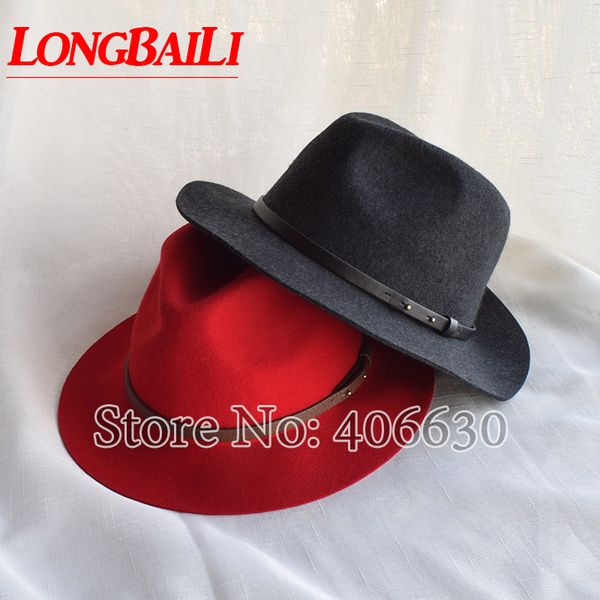 winter plain wool felt fedora hats women wide brim hat female sunbonnet jazz hat sddw095, Blue;gray
winter plain wool felt fedora hats women wide brim hat female sunbonnet jazz hat sddw095, Blue;gray