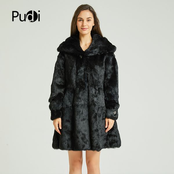 women's fur & faux pudi women real coat jacket 2021 brand winter full pelt natural coats jackets cape poncho with hood ct818, Black
women's fur & faux pudi women real coat jacket 2021 brand winter full pelt natural coats jackets cape poncho with hood ct818, Black