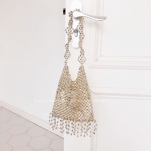 vintage metal shiny hand-woven acrylic beaded crystal pearl bag underarm bag shoulder female
vintage metal shiny hand-woven acrylic beaded crystal pearl bag underarm bag shoulder female