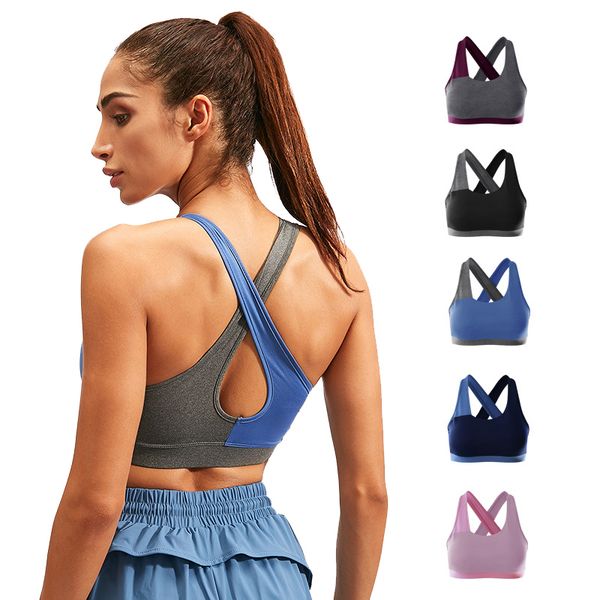 gym clothing quick dry women's sports bra fitness training -proof underwear cross beauty backless push up yoga vest crop, White;black
gym clothing quick dry women's sports bra fitness training -proof underwear cross beauty backless push up yoga vest crop, White;black