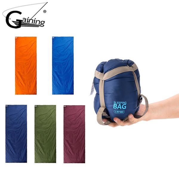 190 * 75cm waterproof envelope sleeping bag ultra-light portable outdoor camping hiking sleeping bags spring autumn
190 * 75cm waterproof envelope sleeping bag ultra-light portable outdoor camping hiking sleeping bags spring autumn