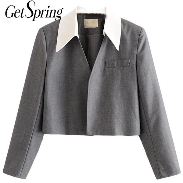 getspring женщины blazer с длинным рукавом дамы blazer coat ретро женщин тонкий костюм куртка сыпучие короткие женщины пальто осень весна 20, White;black
getspring женщины blazer с длинным рукавом дамы blazer coat ретро женщин тонкий костюм куртка сыпучие короткие женщины пальто осень весна 20, White;black