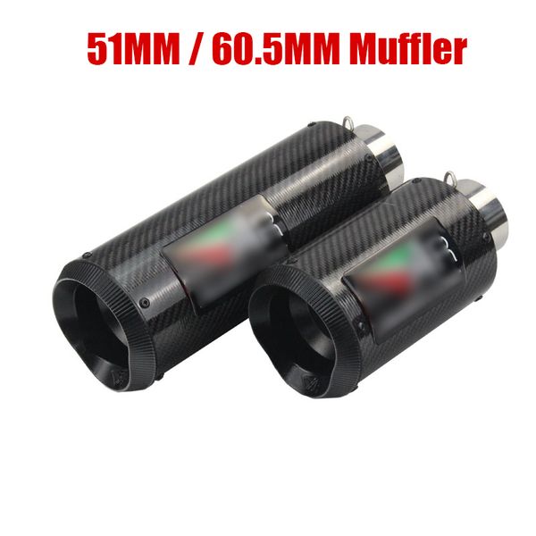 51mm / 60.5mm motorcycle exhaust system pipe carbon fiber muffler baffle tips with removable db killer for universal
51mm / 60.5mm motorcycle exhaust system pipe carbon fiber muffler baffle tips with removable db killer for universal