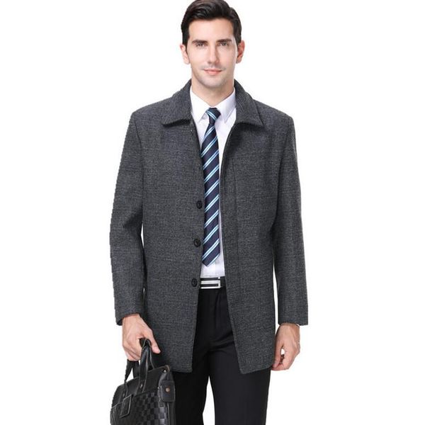 mens 2020 luxury designer clothes new style fashion warm gray wool coat luxury lapel single-breasted men's business casual coat, Black
mens 2020 luxury designer clothes new style fashion warm gray wool coat luxury lapel single-breasted men's business casual coat, Black