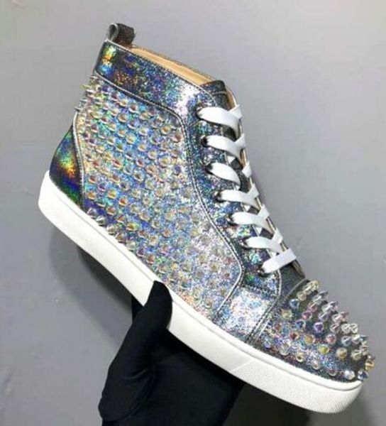 luxury new design high top кристалл мокасины шипованных узелок повседневная обуви человек женщина pik pik sneaker red bottom party осень зим, Black
luxury new design high top кристалл мокасины шипованных узелок повседневная обуви человек женщина pik pik sneaker red bottom party осень зим, Black