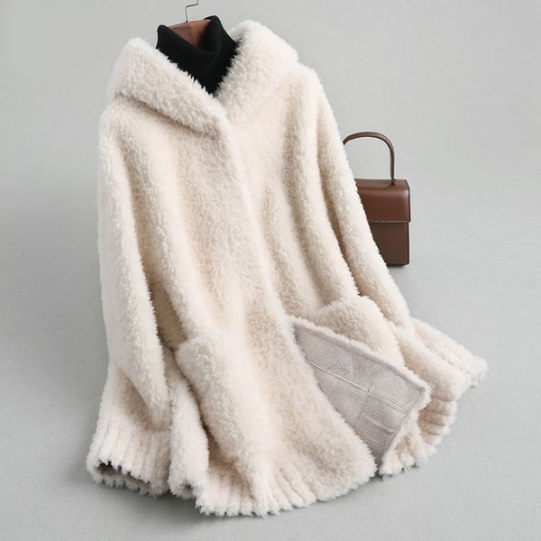 women winter real wool fur coat jacket female girl sheep shearing hooded coats lady fur parka jacket overcoats a59428, Black
women winter real wool fur coat jacket female girl sheep shearing hooded coats lady fur parka jacket overcoats a59428, Black
