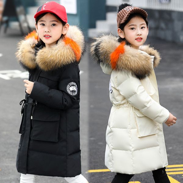 hssczl girls duck down jackets 2019 brand long winter girl down coat natural fur collar hooded warm outerwear overcoat clothes, Blue;gray
hssczl girls duck down jackets 2019 brand long winter girl down coat natural fur collar hooded warm outerwear overcoat clothes, Blue;gray