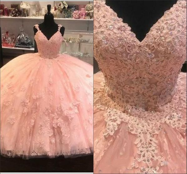pink lace ball gown prom dresses for sweet 16 girls 2020 beaded applique spaghetti sweetheart bandage quinceanera dress graduation gowns, Black
pink lace ball gown prom dresses for sweet 16 girls 2020 beaded applique spaghetti sweetheart bandage quinceanera dress graduation gowns, Black