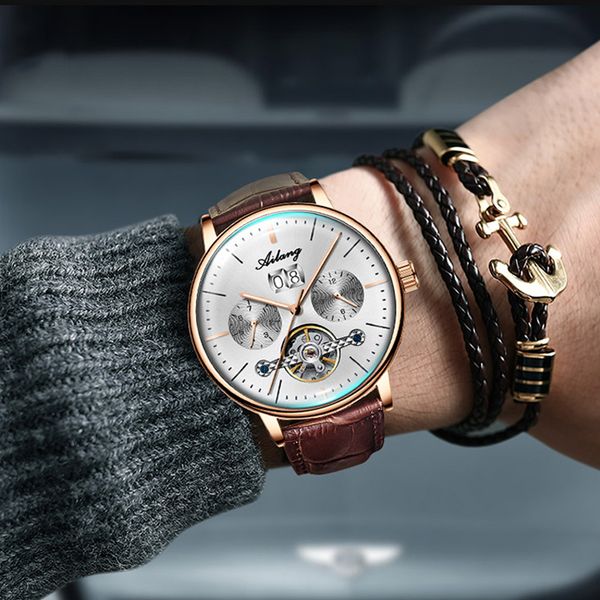 ailang brand design watch men diver automatic mechanical swiss gear pilot sport skeleton steampunk waterproof watches, Slivery;brown
ailang brand design watch men diver automatic mechanical swiss gear pilot sport skeleton steampunk waterproof watches, Slivery;brown