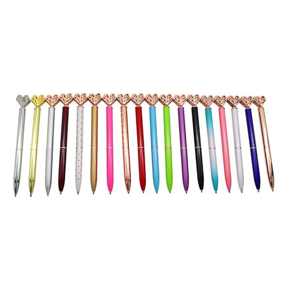 metal hollow heart-shaped ballpoint pen 18 different colors black ink 0.7mm office school writing stationery student supplies, Blue;orange
metal hollow heart-shaped ballpoint pen 18 different colors black ink 0.7mm office school writing stationery student supplies, Blue;orange