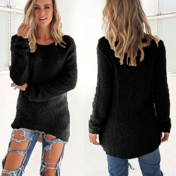 solid color long sleeve slim hem irregular female solid color long sleeve slim hem irregular sweater sweater female, White
solid color long sleeve slim hem irregular female solid color long sleeve slim hem irregular sweater sweater female, White