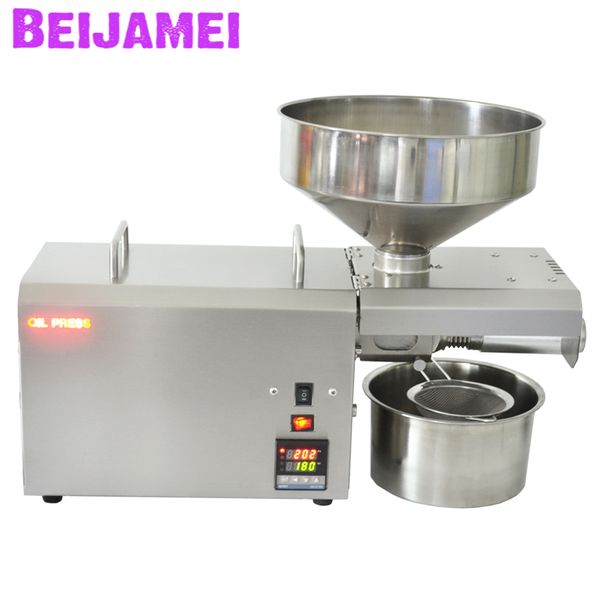beijamei 2019 commercial use oil press machine 110v 220v seed cold press oil machinery peanut coconut oil extraction
beijamei 2019 commercial use oil press machine 110v 220v seed cold press oil machinery peanut coconut oil extraction