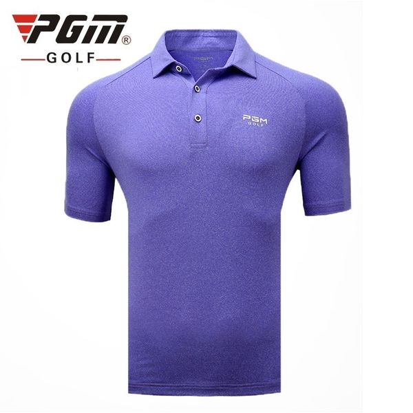 2019 pgm men's golf shirt summer short sleeve breathable for men outdoor quick-drying muscle exercise shirt 11832, Black;blue 
2019 pgm men's golf shirt summer short sleeve breathable for men outdoor quick-drying muscle exercise shirt 11832, Black;blue