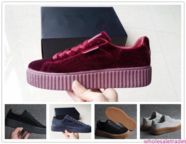 женская rihanna riri fenty платформа creeper бархатная упаковка бордовый черный серый цвет бренд женская классическая повседневная обувь 36
женская rihanna riri fenty платформа creeper бархатная упаковка бордовый черный серый цвет бренд женская классическая повседневная обувь 36