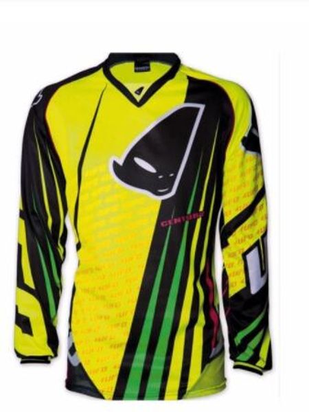 downhill mtb jersey jersey long motorcycle motocross cycling shirt, Black;red
