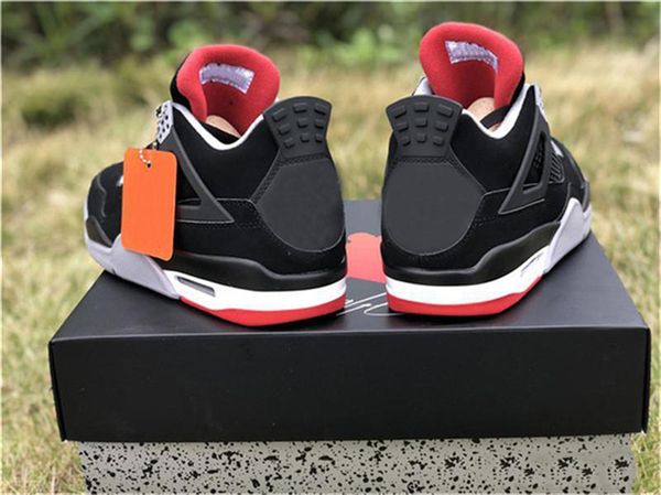 Wholesale 2019 Air OG 4 Bred Men Basketball Shoes Black Cement Grey Summit Fire Red 308497-060 Authentic Sneakers With Box
Wholesale 2019 Air OG 4 Bred Men Basketball Shoes Black Cement Grey Summit Fire Red 308497-060 Authentic Sneakers With Box