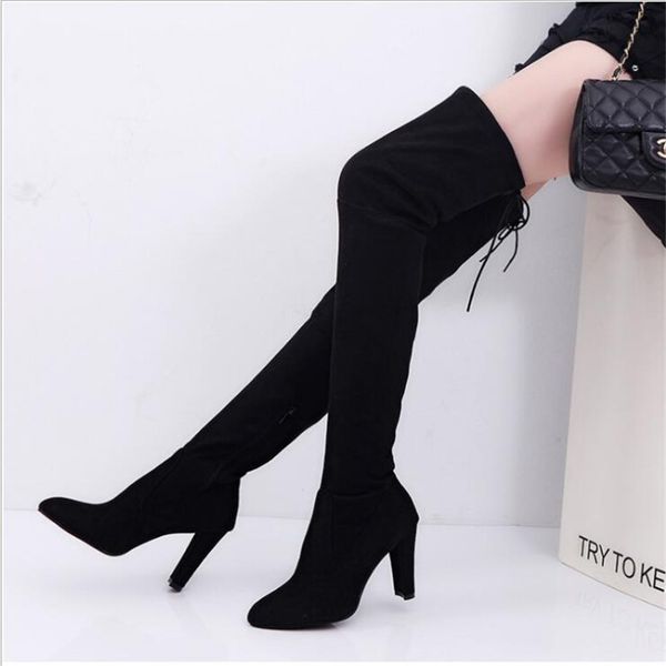 brand new women's shoes woman plus large big size 32-48 over the knee boots thin high heel party boots botas de mujer 2019, Black
brand new women's shoes woman plus large big size 32-48 over the knee boots thin high heel party boots botas de mujer 2019, Black