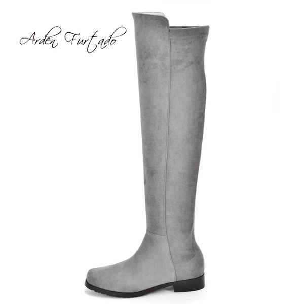 arden furtado fashion women's shoes in winter 2019 pointed toe zipper over the knee high boots gray pure color concise mature, Black
arden furtado fashion women's shoes in winter 2019 pointed toe zipper over the knee high boots gray pure color concise mature, Black