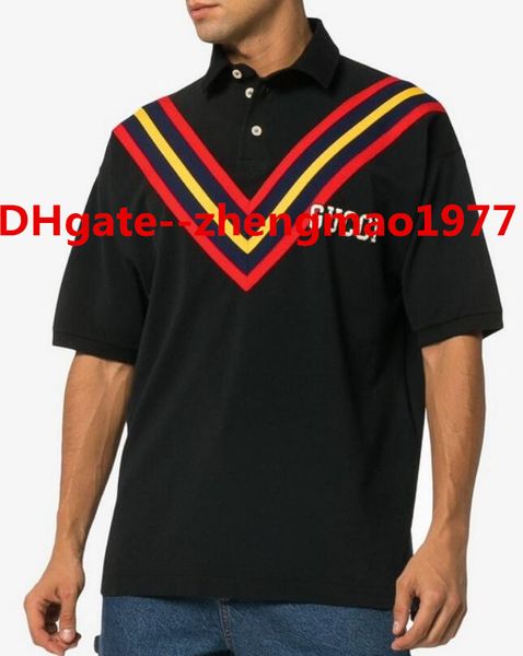 2019 spring and summer new, men's clothing embroidery lapel mercerized t-shirt men's polo shirt ladies clothing, White;black
2019 spring and summer new, men's clothing embroidery lapel mercerized t-shirt men's polo shirt ladies clothing, White;black