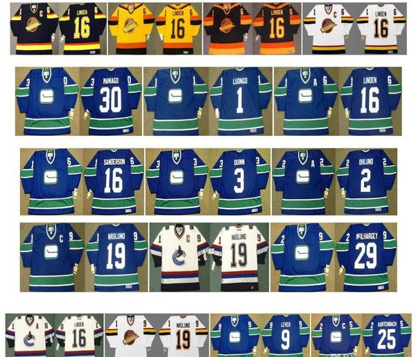 vintage vancouver canucks jersey 3 pat quinn 16 derek sanderson 2 mattias ohlund 19 markus naslund 29 jack mcilhargey maniago retro hockey, Black;red
vintage vancouver canucks jersey 3 pat quinn 16 derek sanderson 2 mattias ohlund 19 markus naslund 29 jack mcilhargey maniago retro hockey, Black;red