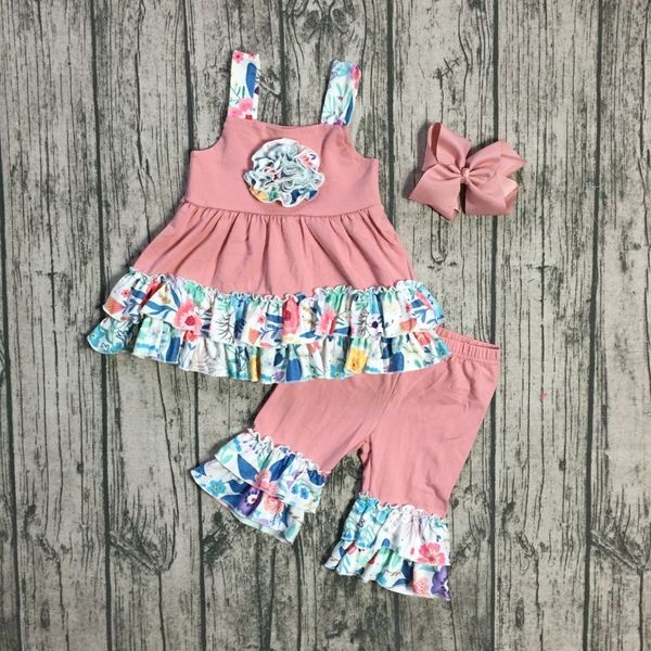 new summer outfits baby girls kids coral floral flower condole belt cotton ruffles stripe capris set with accessories bow, White
new summer outfits baby girls kids coral floral flower condole belt cotton ruffles stripe capris set with accessories bow, White