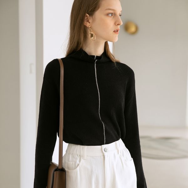 half turtleneck sweaters for women wool pullover female short slim long sleeves ladies jacket outerwear basicshirt, White;black
half turtleneck sweaters for women wool pullover female short slim long sleeves ladies jacket outerwear basicshirt, White;black