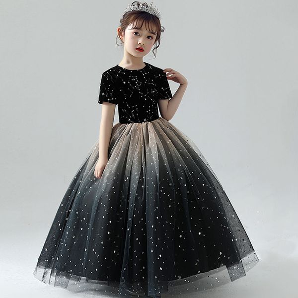 new girls black star dress girls birthday dress fluffy skirt small host small flower girl evening, Red;yellow
new girls black star dress girls birthday dress fluffy skirt small host small flower girl evening, Red;yellow