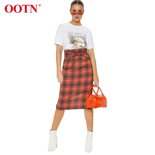 ootn vintage red plaid skirt belted high waist women summer midi skirt office lady gingham ladies long skirts slim 2019 fashion, Black
ootn vintage red plaid skirt belted high waist women summer midi skirt office lady gingham ladies long skirts slim 2019 fashion, Black