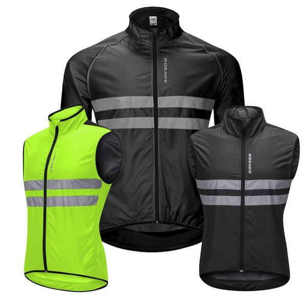 WOSAWE High Visibility Jacket Water Resistance Cycling Running Waistcoat Night Riding Safety Warning Vest MTB Cycling Clothes
WOSAWE High Visibility Jacket Water Resistance Cycling Running Waistcoat Night Riding Safety Warning Vest MTB Cycling Clothes