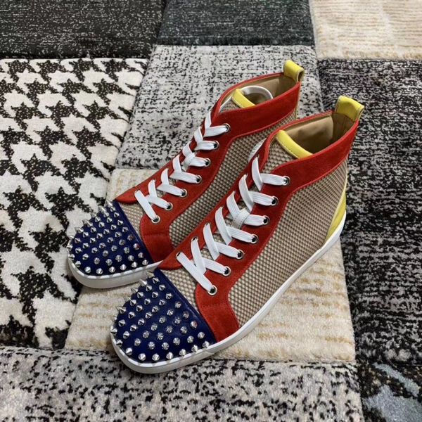 comfort sneakers red bottom shoes outdoor red sole casual fashion high men's trainer shoes dress party walking, Black
comfort sneakers red bottom shoes outdoor red sole casual fashion high men's trainer shoes dress party walking, Black